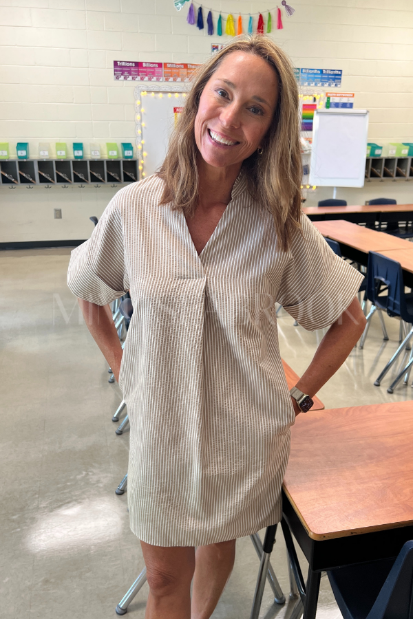 Hogan dress, beige
