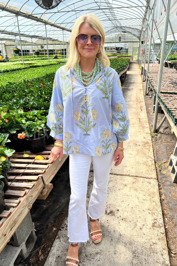 Honeybird top, blue