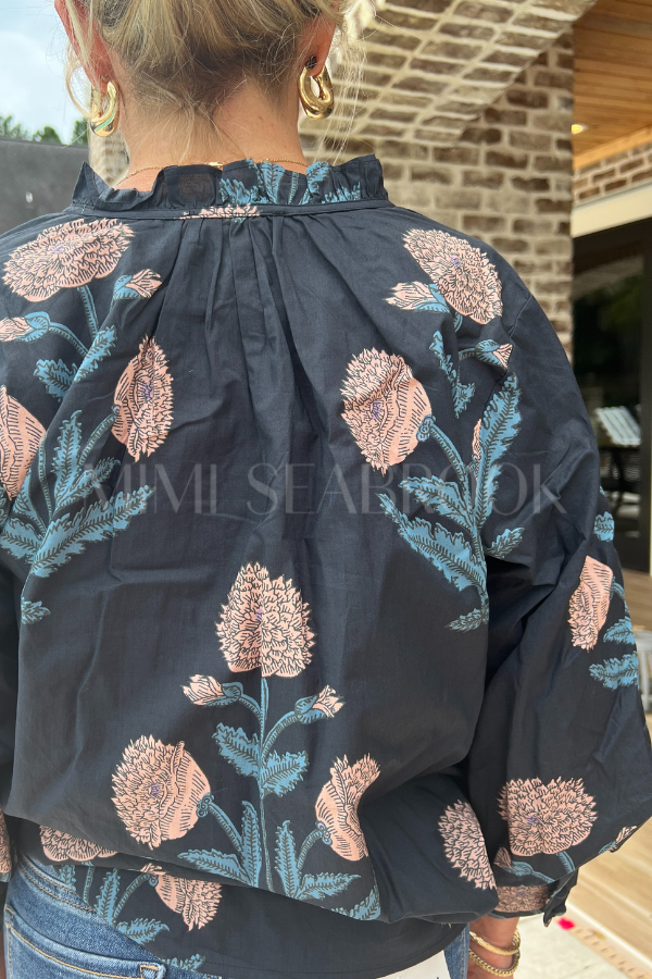 Honeybird top, navy