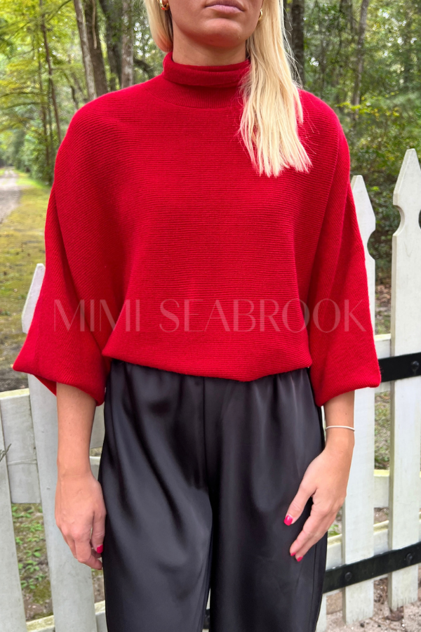 Hyde sweater, red