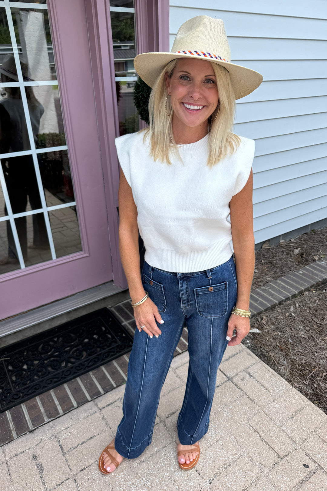 Clemson Palm Hat by Tipsy Threads