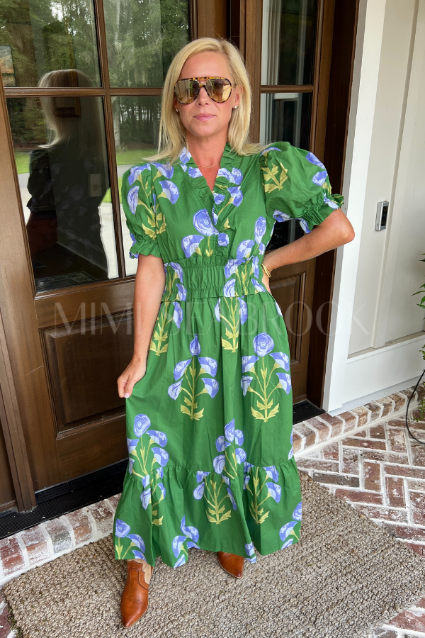 Sandie dress, green