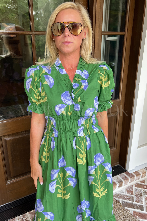 Sandie dress, green