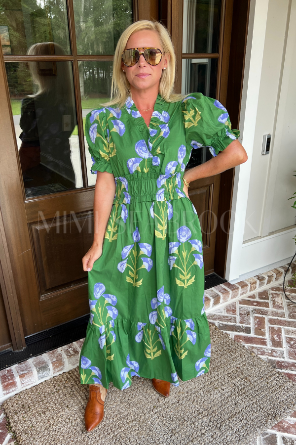 Sandie dress, green