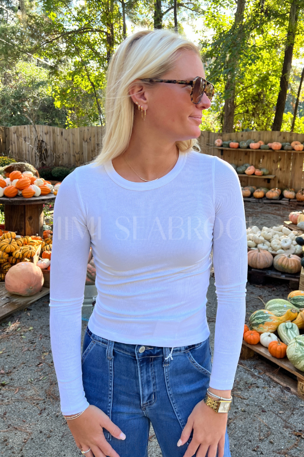 Ingrid top, white