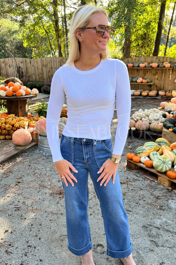 Ingrid top, white