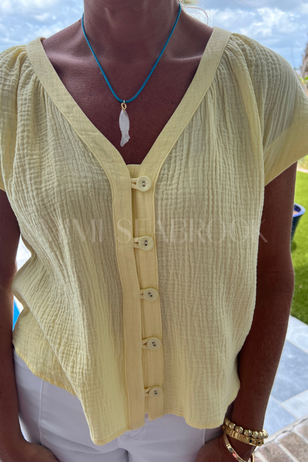 Isabelle top, yellow