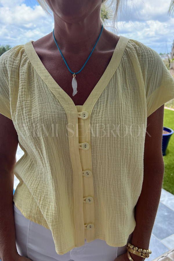 Isabelle top, yellow