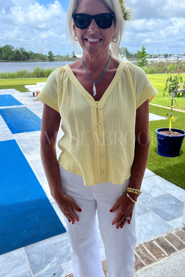 Isabelle top, yellow