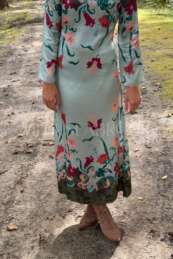 Isobel Ankle Dress, Lys Print by Cleobella