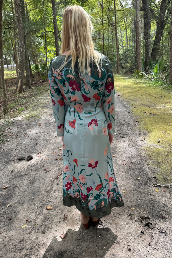Isobel Ankle Dress, Lys Print by Cleobella