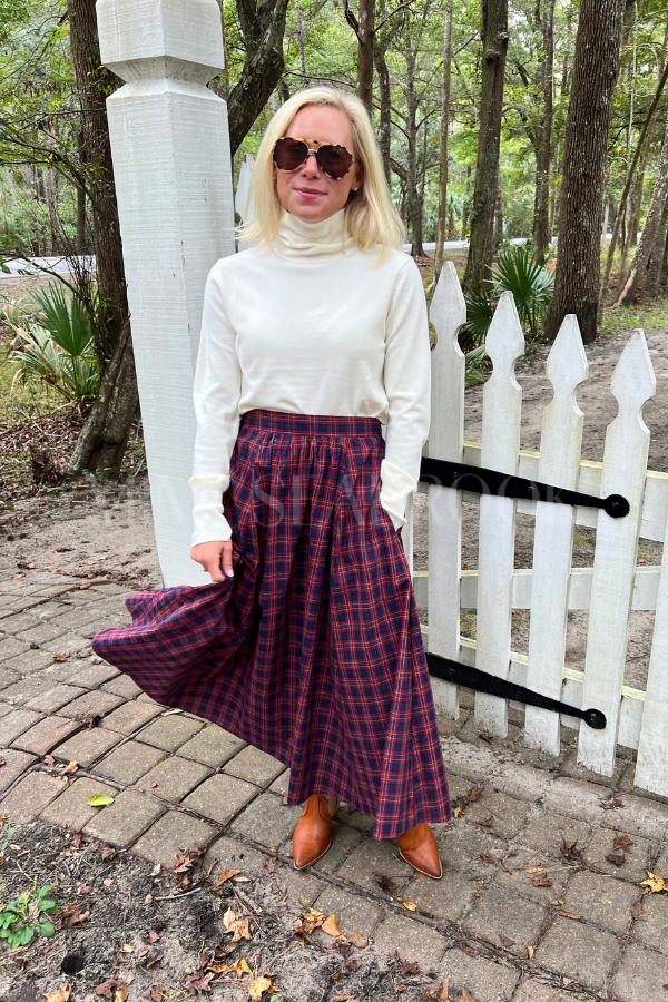 Iverson skirt, red