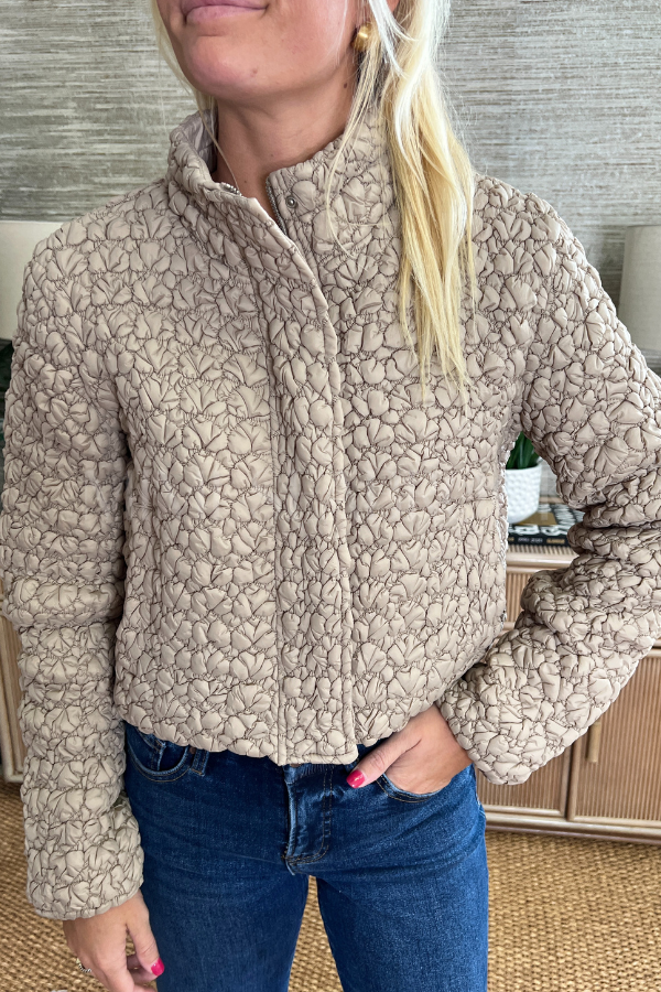 Ivetta jacket, taupe