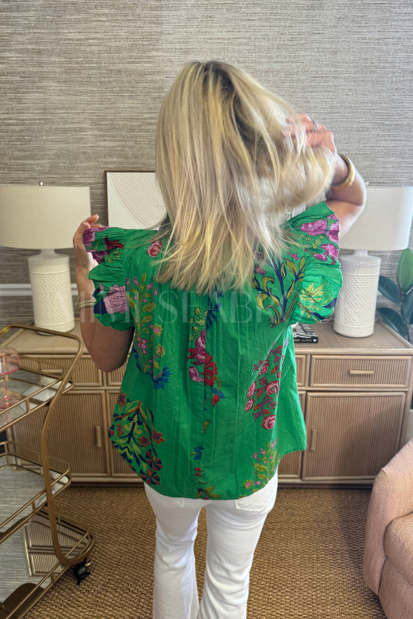 Jaden top, green