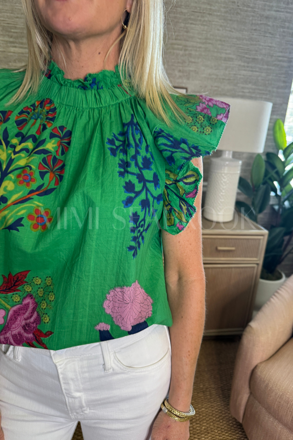 Jaden top, green