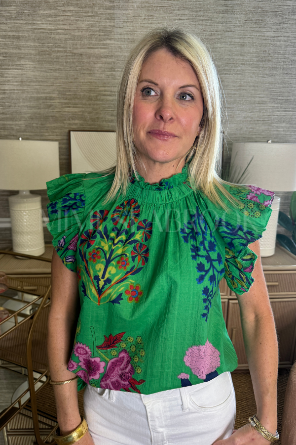 Jaden top, green