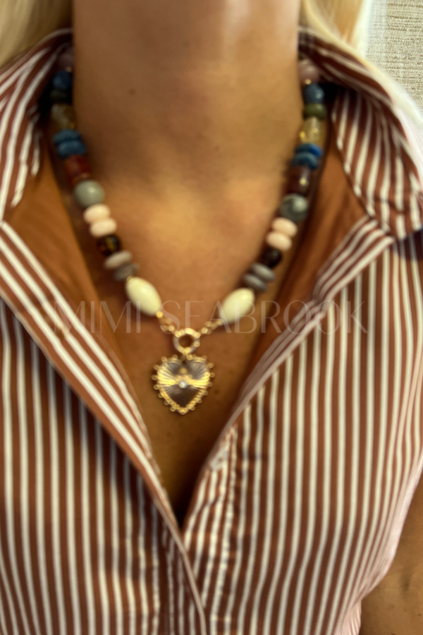 Jami heart necklace