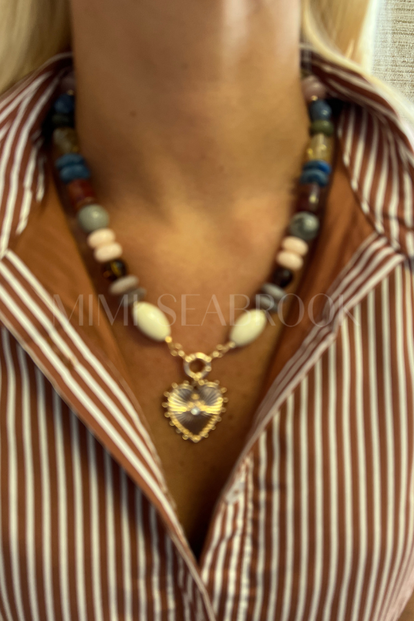 Jami heart necklace