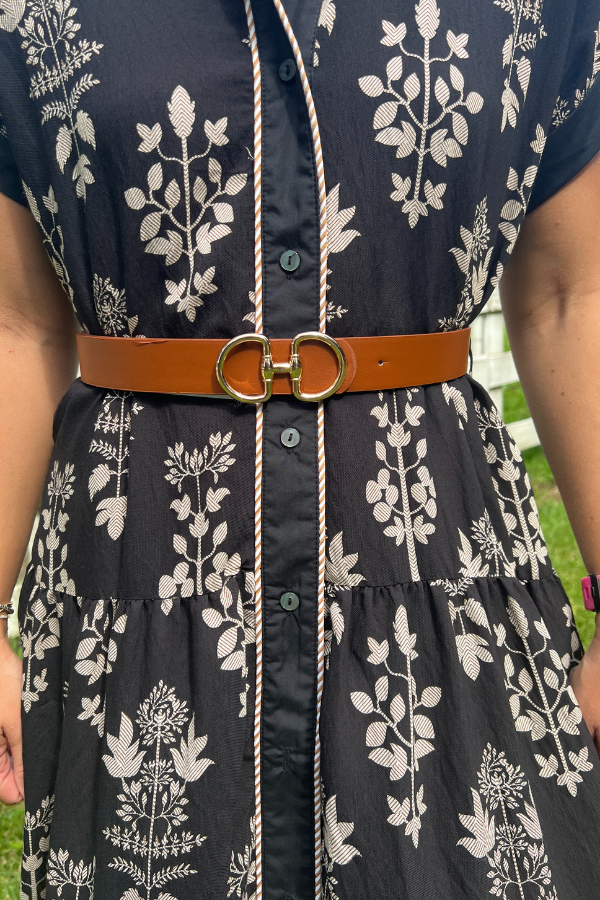 Janelle belt, cognac