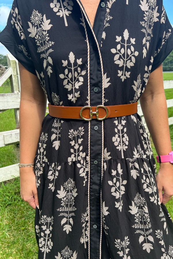 Janelle belt, cognac