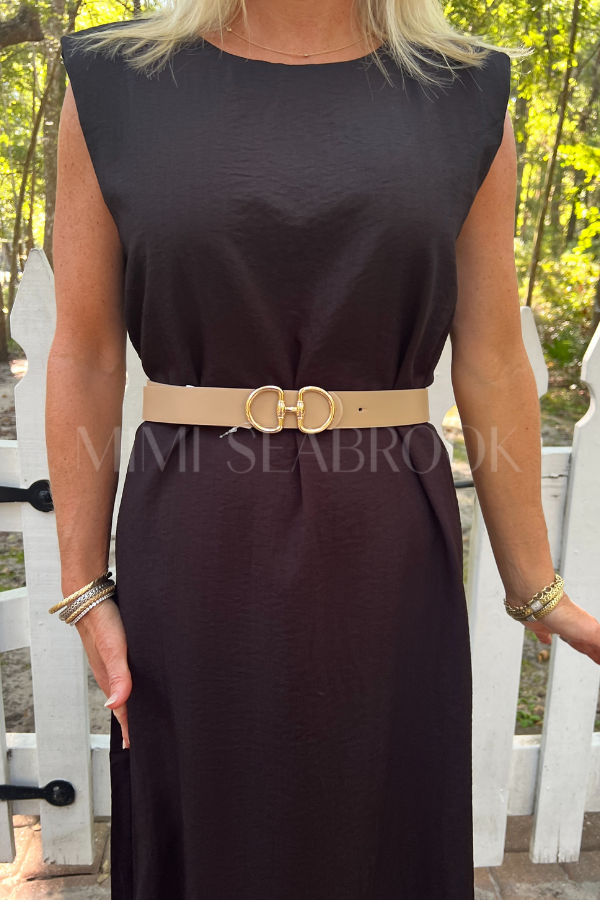 Janelle belt, taupe