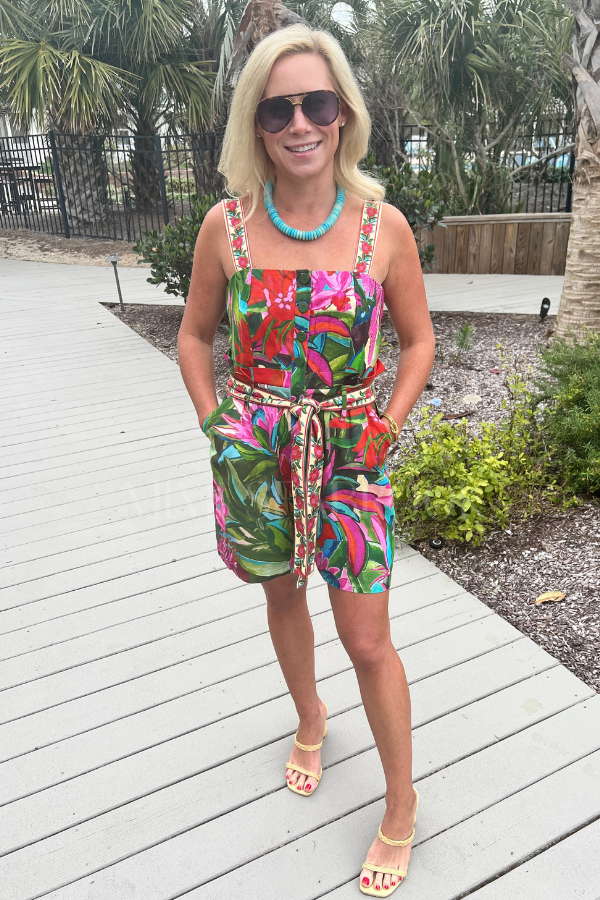 Jardin De Reve Multicolor Romper by Farm Rio