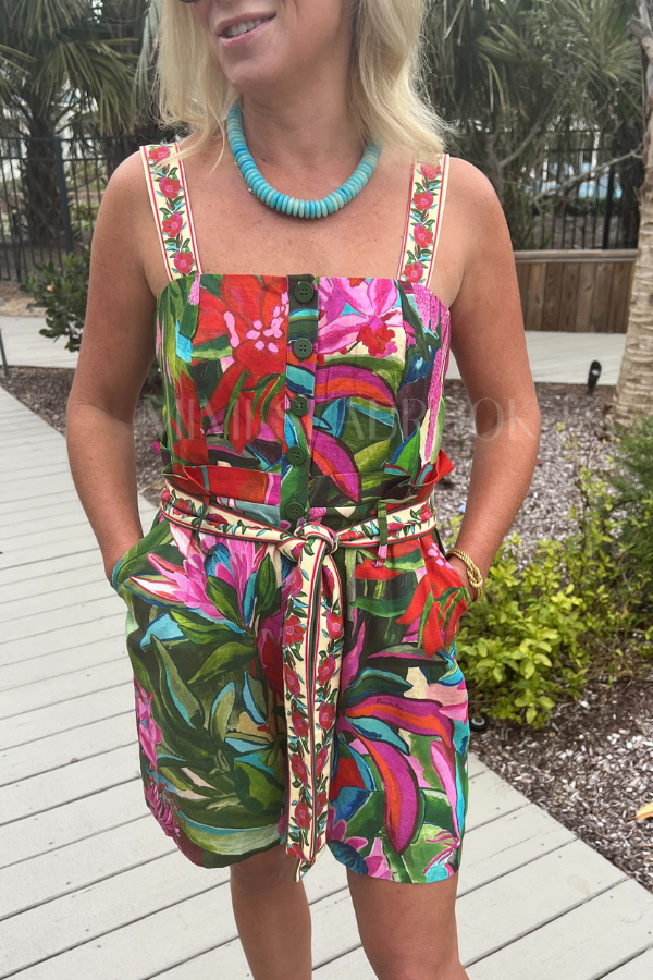 Jardin De Reve Multicolor Romper by Farm Rio