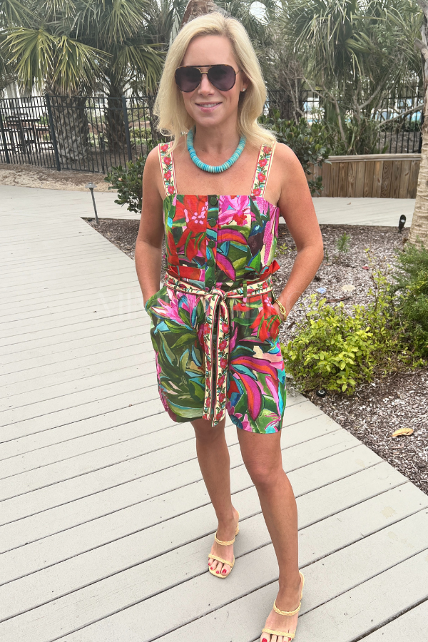 Jardin De Reve Multicolor Romper by Farm Rio