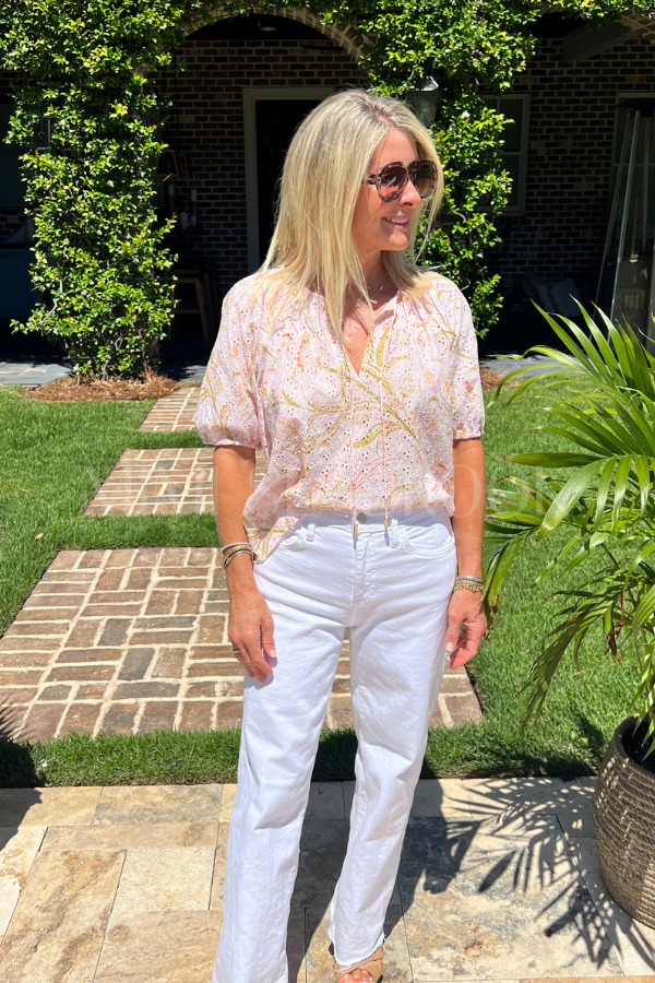 Johana Top, Florabella Print by Cleobella
