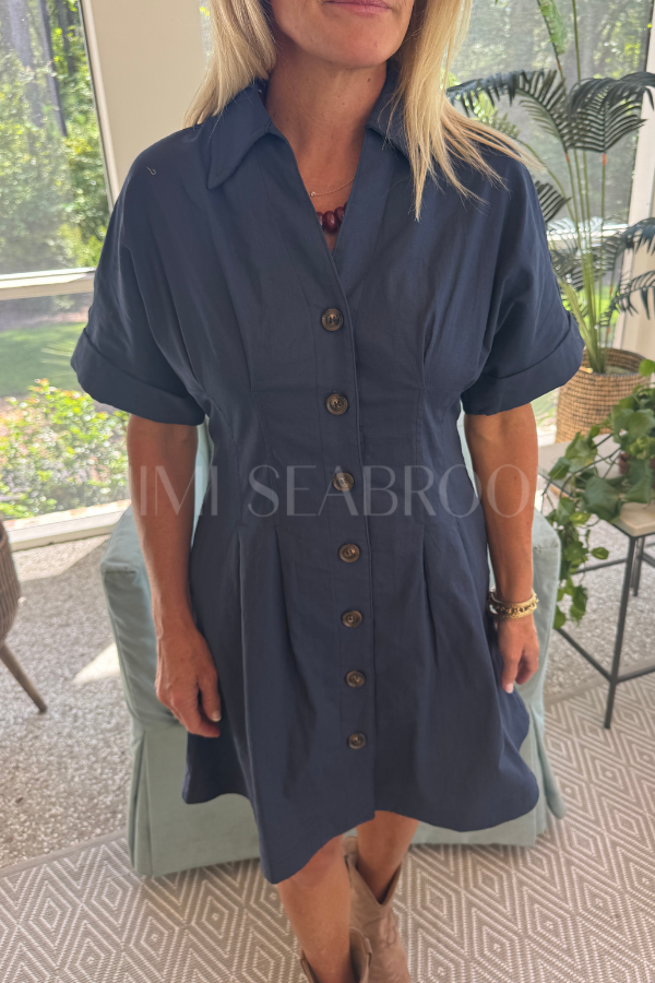 Julie dress, navy