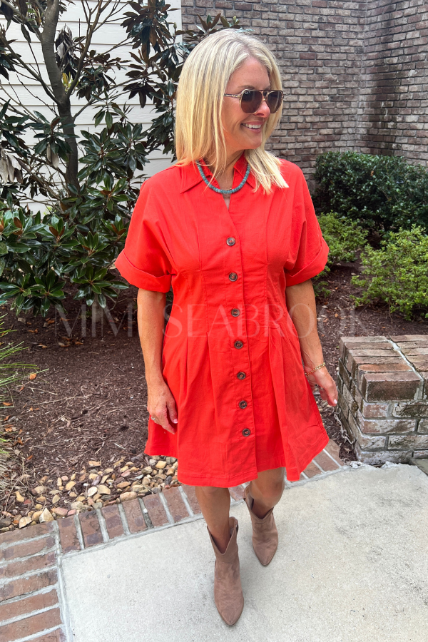 Julie dress, orange