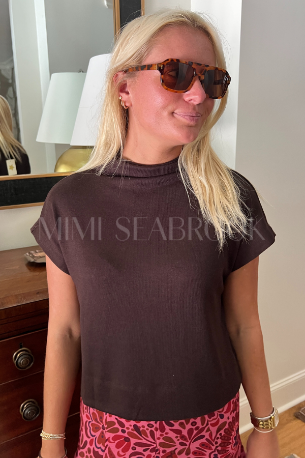 Kalei top, brown