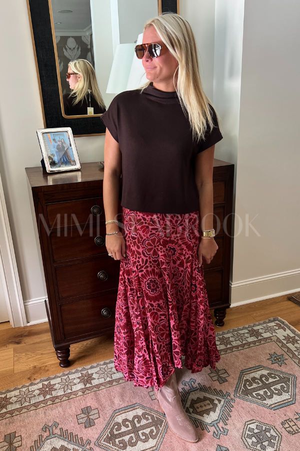 Kalei top, brown