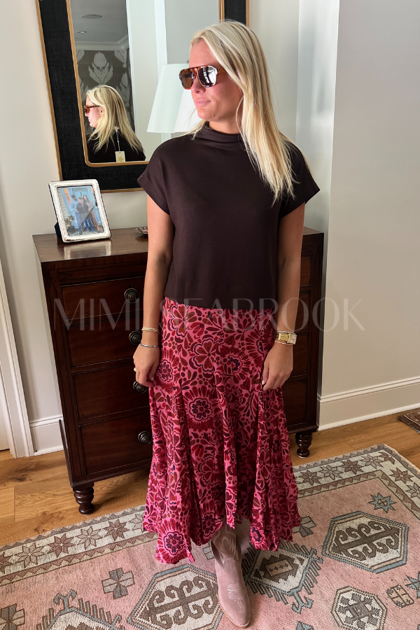 Kalei top, brown