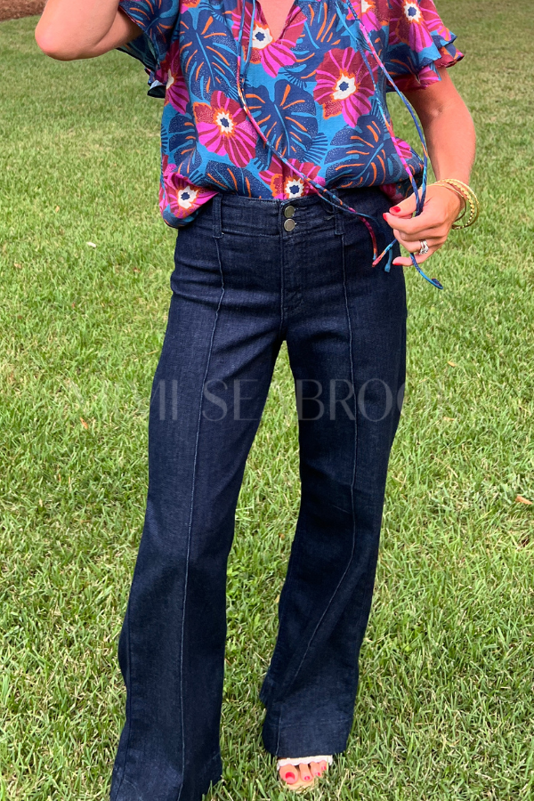 Kaomi jeans, dark denim
