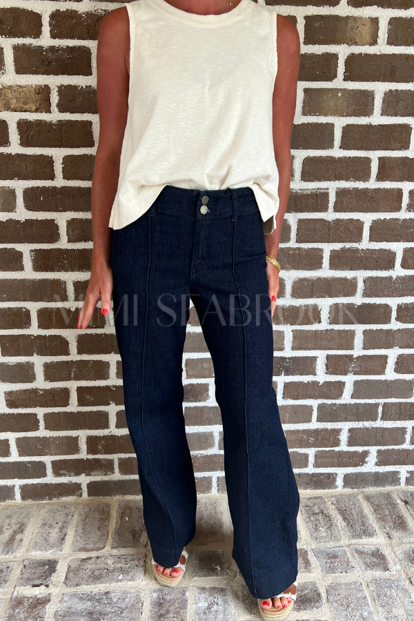 Kaomi jeans, dark denim