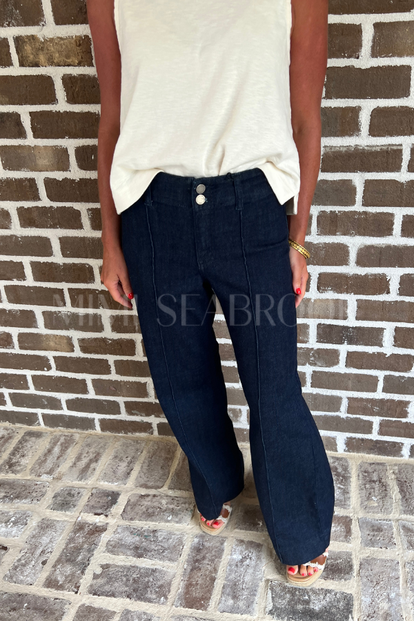 Kaomi jeans, dark denim