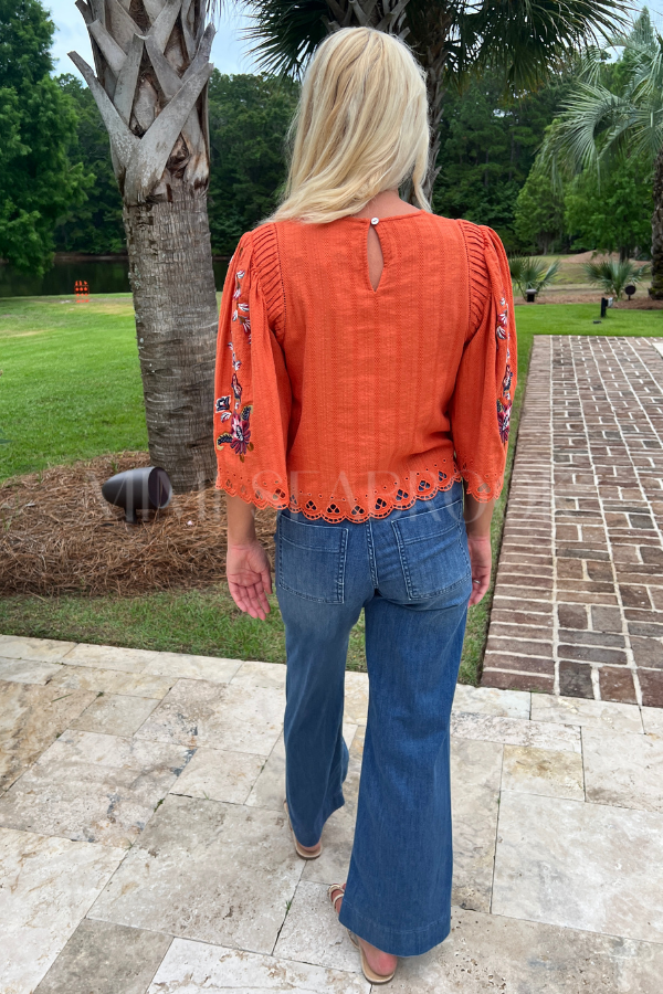 Kaomi jeans, medium denim