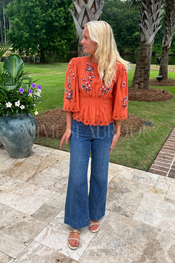 Kaomi jeans, medium denim