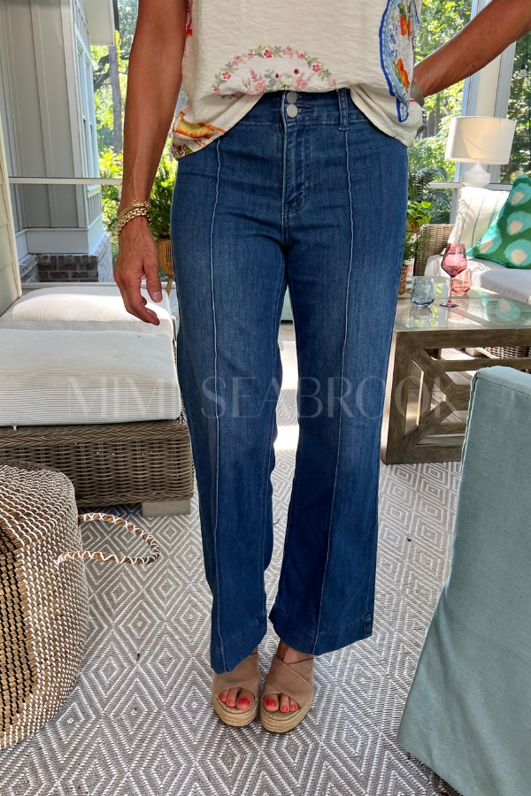 Kaomi jeans, medium denim