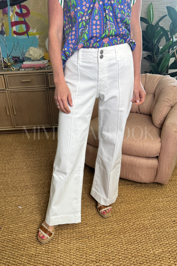 Kaomi jeans, white