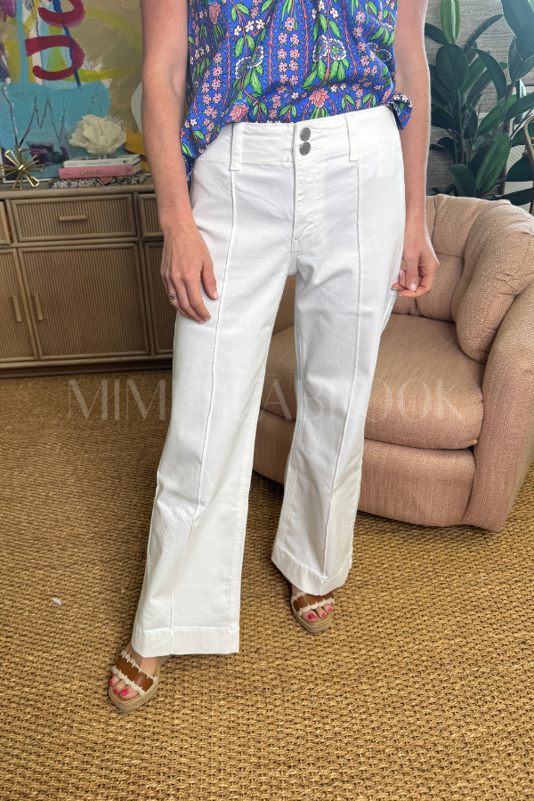 Kaomi jeans, white