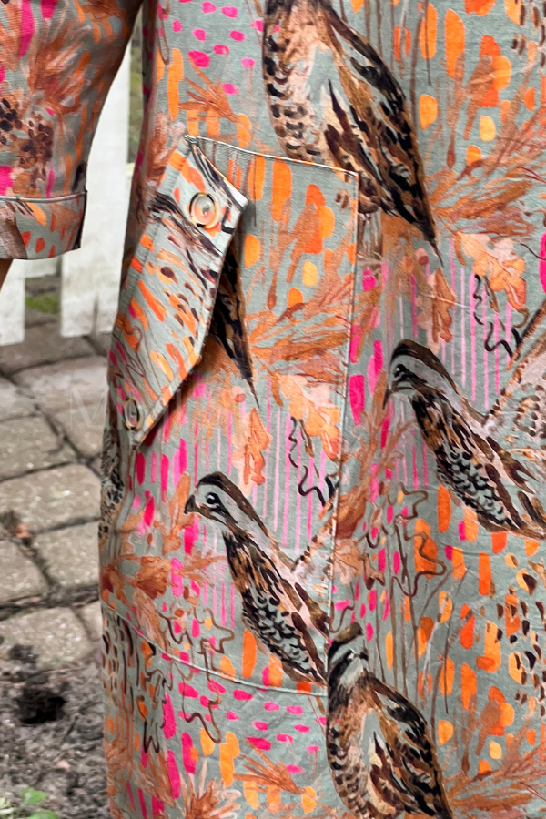 Kara Dress, wing print