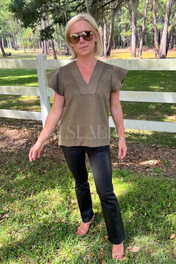Karina top, olive