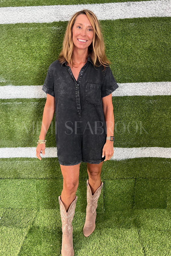 Kasa romper, black