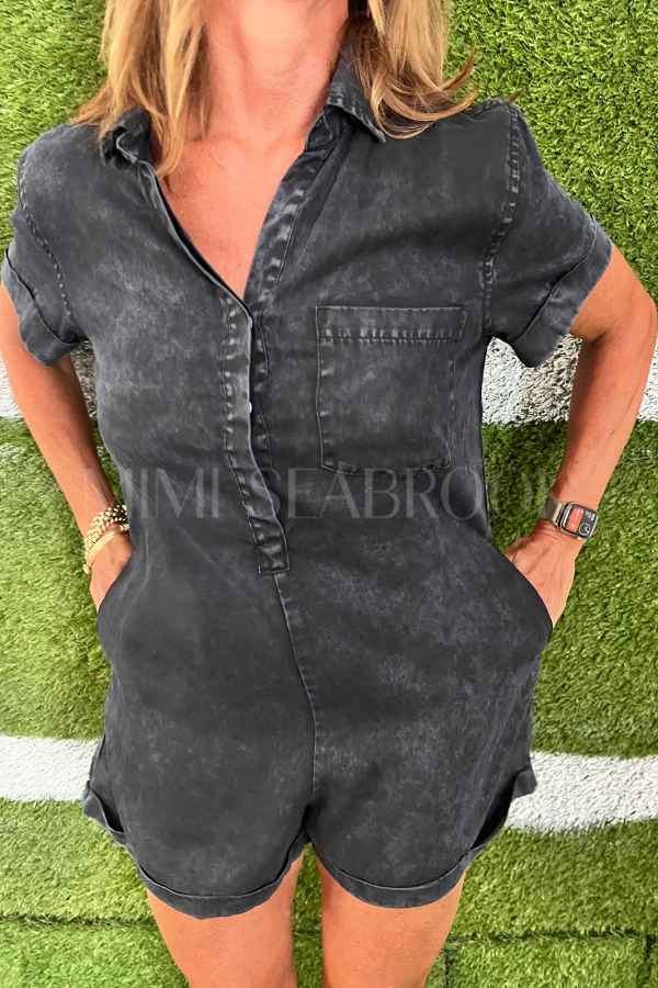 Kasa romper, black