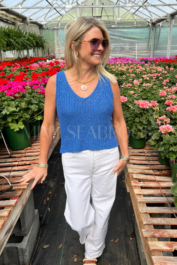 Kaydee top, surf blue
