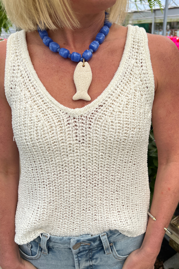 Kaydee top, white