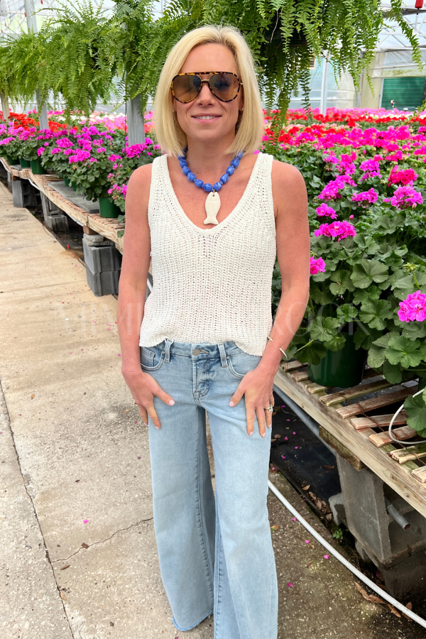 Kaydee top, white