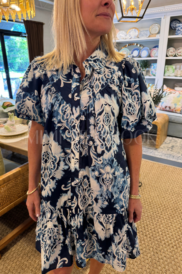 Keaton dress, navy